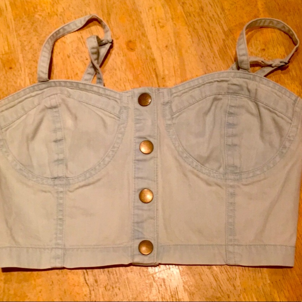Denim Bustier